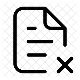 Delete File  Icon
