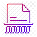 Delete File Destroy Shredder Icon