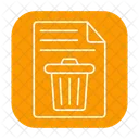 Delete File  Icon