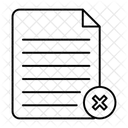 Delete File  Icon