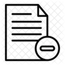 Delete File File Remove File Icon