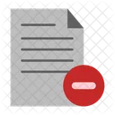 Delete File File Remove File Icon