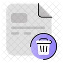 Delete File Remove File Delete Document Icon
