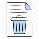 Delete File Remove Document Icon