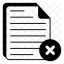 Delete File  Icon