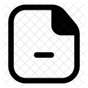Delete File File Remove File Icon