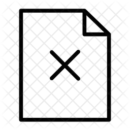 Delete file  Icon