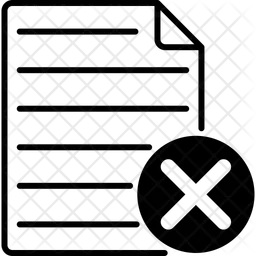 Delete file  Icon