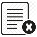 Delete File  Icon
