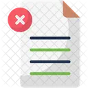 Delete file  Icon