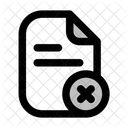 Delete File  Icon