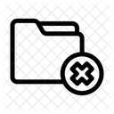 Delete folder  Icon