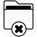 Delete folder  Icon