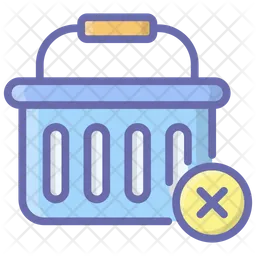 Delete From Basket  Icon