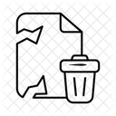 Delete Garbage  Icon