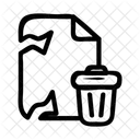 Delete Garbage  Icon
