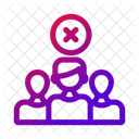 Group Delete Users Icon