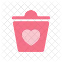 Delete Heart  Icon