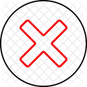 Delete Cross Exit Icon