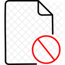 Delete Deleted File Document Icon