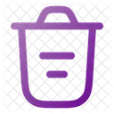 Delete Trash Trash Can Icon