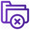 Delete Folder File Icon