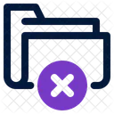 Delete Folder File Icon