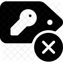 Delete label Icon