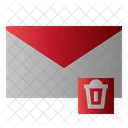 Mail Delete Remove Icon