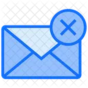 Delete Mail Letter Email Icon
