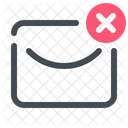 Exit Mail Delete Icon
