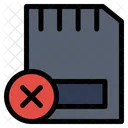 Delete Memory Card  Icon