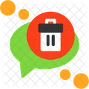 Delete Message Remove Message Erase Communication Icon