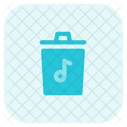 Delete Music  Icon