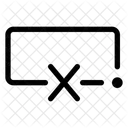 Delete pointer spreadsheet  Icon