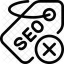 Delete-seo tag  Icon