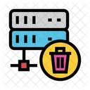 Server Delete Trash Icon