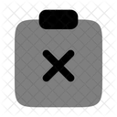Clipboard Remove Icon