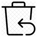 Delete Trash Undo Icon