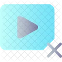 Delete Video File Icon