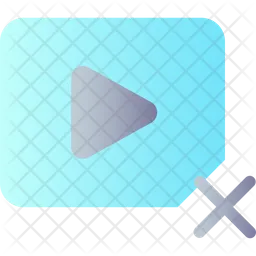 Delete video  Icon