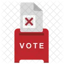 Cancel Choice Elections Icon