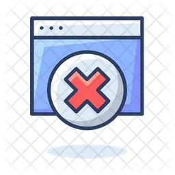 Delete Web  Icon