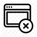 Web Cancel Error Icon
