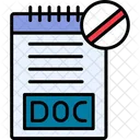 Deleted File Business Icon