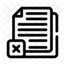 Deleted Document File Icon
