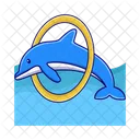 Oceano Delfines Mar Icon