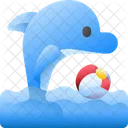 Delfin Pez Animal Icono