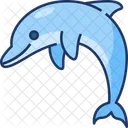 Delfines Peces Mar Icono