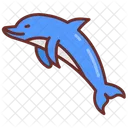 Delfin Pez Pez Gigante Icono